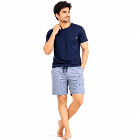 Men's Night Wear Shorts Set – Comfortable Sleep & Lounge Wear